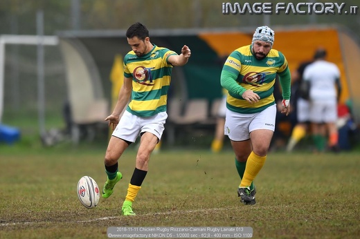 2018-11-11 Chicken Rugby Rozzano-Caimani Rugby Lainate 013